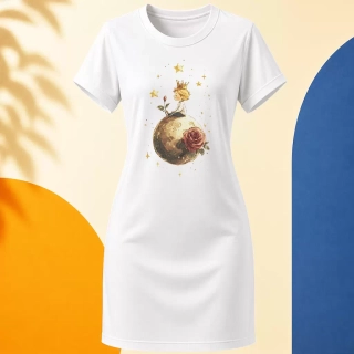 Šaty - Zlaté hvězdy - Malý princ - Le petit prince